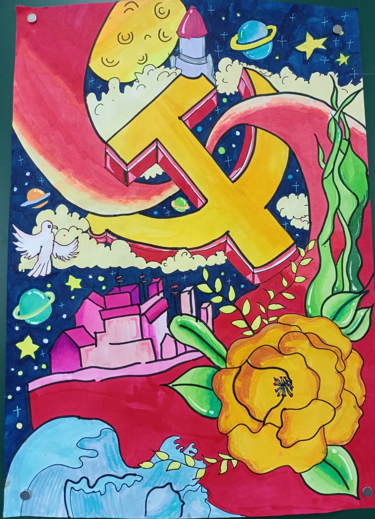 红领巾爱祖国,共绘新时代