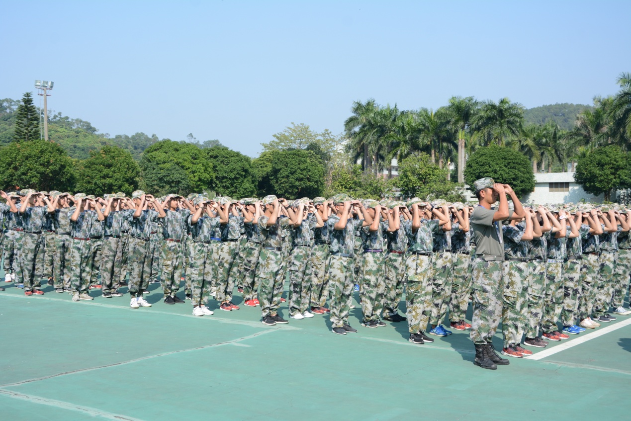 中山市体校中一级新生军训顺利结业
